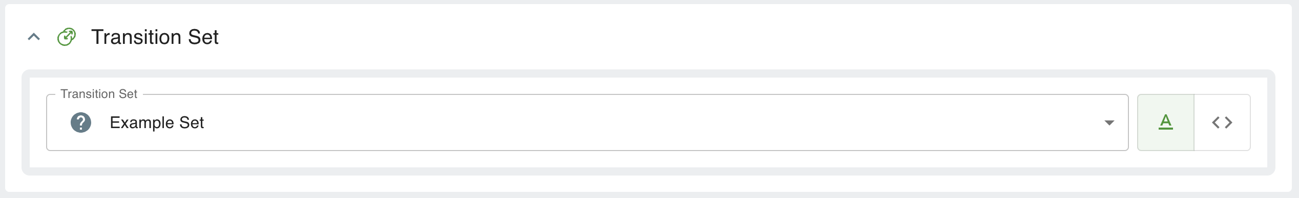 Transition Set in workflow